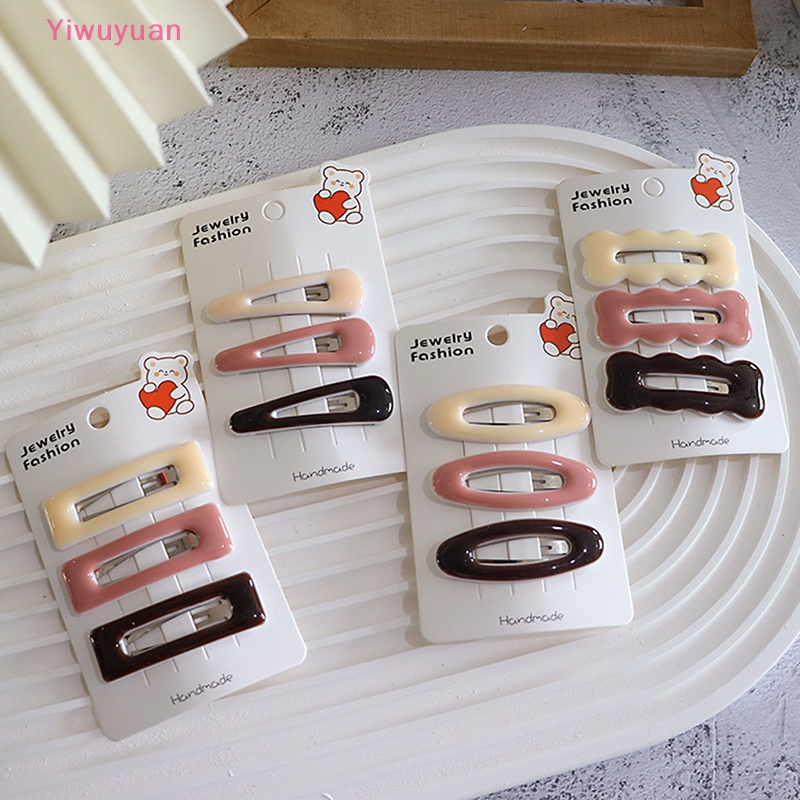 < Yiwuyuan > Bộ Kẹp Tóc Mái Dễ Thương Cho Bé Gái Phiên Bản Mới