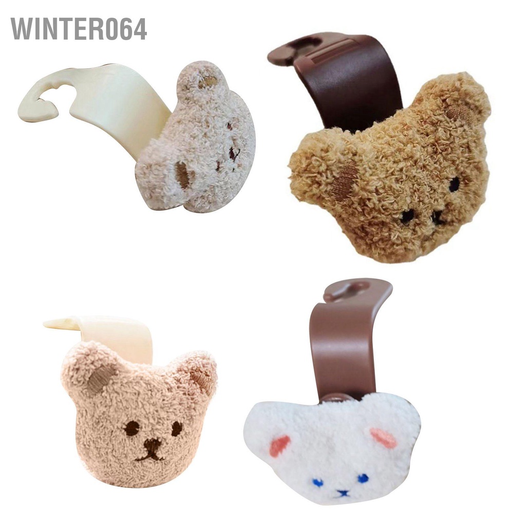 Winter064 Móc Ví Ô Tô Phong Cách Gấu Nhỏ Dễ Dàng Gắn Nhựa An Toàn  Chất Liệu Mềm Mại Treo Gối Tựa Đầu Cho Xe Túi Bình