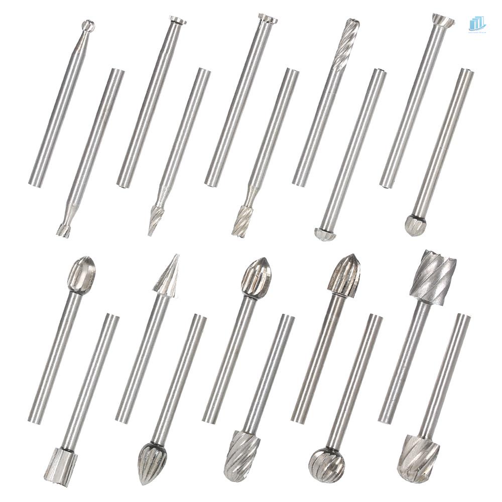 Bộ 20 Mũi Khoan Cắt Khắc Gỗ / Làm Mộc CNC 3mm (s2mwvn)