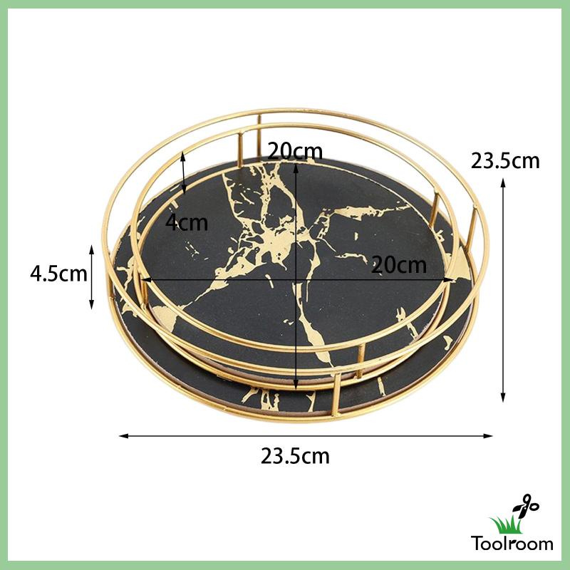 Bộ 2 Khay Đựng Nước Hoa / Trang Sức Tiện Dụng Cho Phòng Tắm / Nhà Bếp
