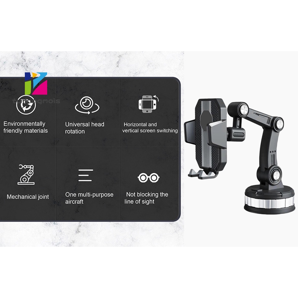 Giá Đỡ Điện Thoại Xoay 360 Độ Gắn Xe Hơi Tiện Dụng