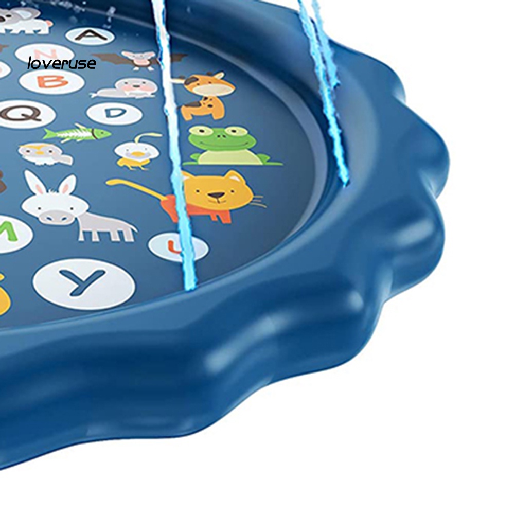 Thảm Phun Nước Bơm Hơi Họa Tiết Động Vật / Chữ Cái Kích Thước 170cm Cho Trẻ Em