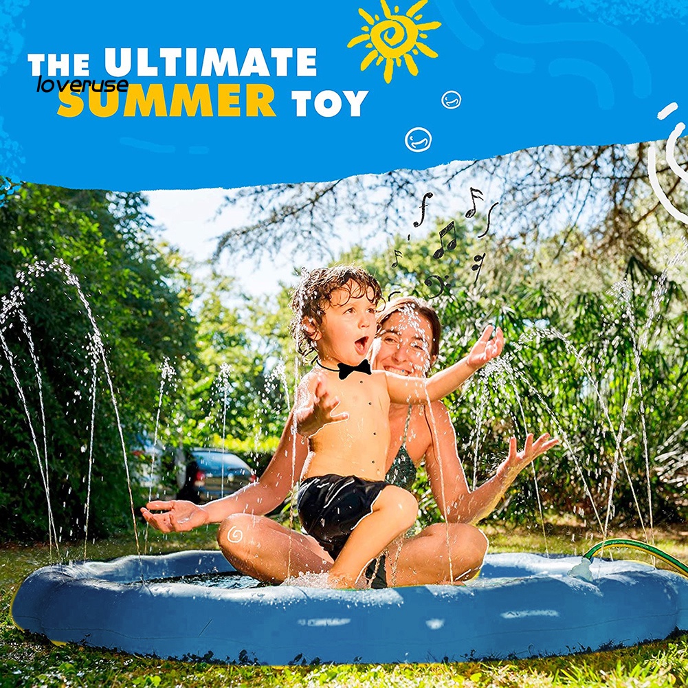 Thảm Phun Nước Bơm Hơi Họa Tiết Động Vật / Chữ Cái Kích Thước 170cm Cho Trẻ Em