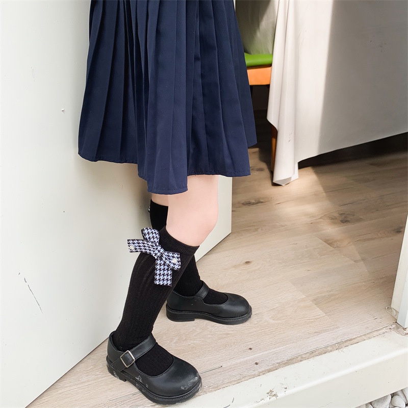 Vớ Đính Nơ Họa Tiết Hoa Phong Cách Hàn Quốc Thời Trang Mùa Hè Xinh Xắn Cho Bé Gái