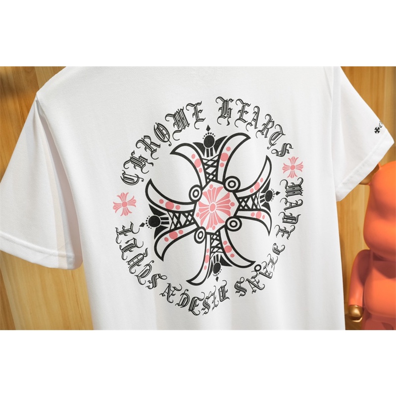 Áo Thun Tay Ngắn In Hoa Thập Giá Màu Hồng Chr88Come &amp; - Jkrtujdjh