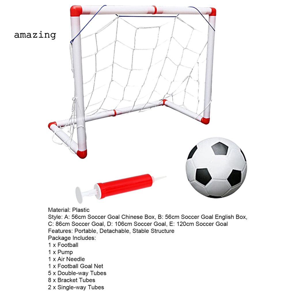 1 Bộ Lưới Mục Tiêu Gấp Lại Được Dùng Để Luyện Tập Đá Banh Dành Cho Trẻ Em