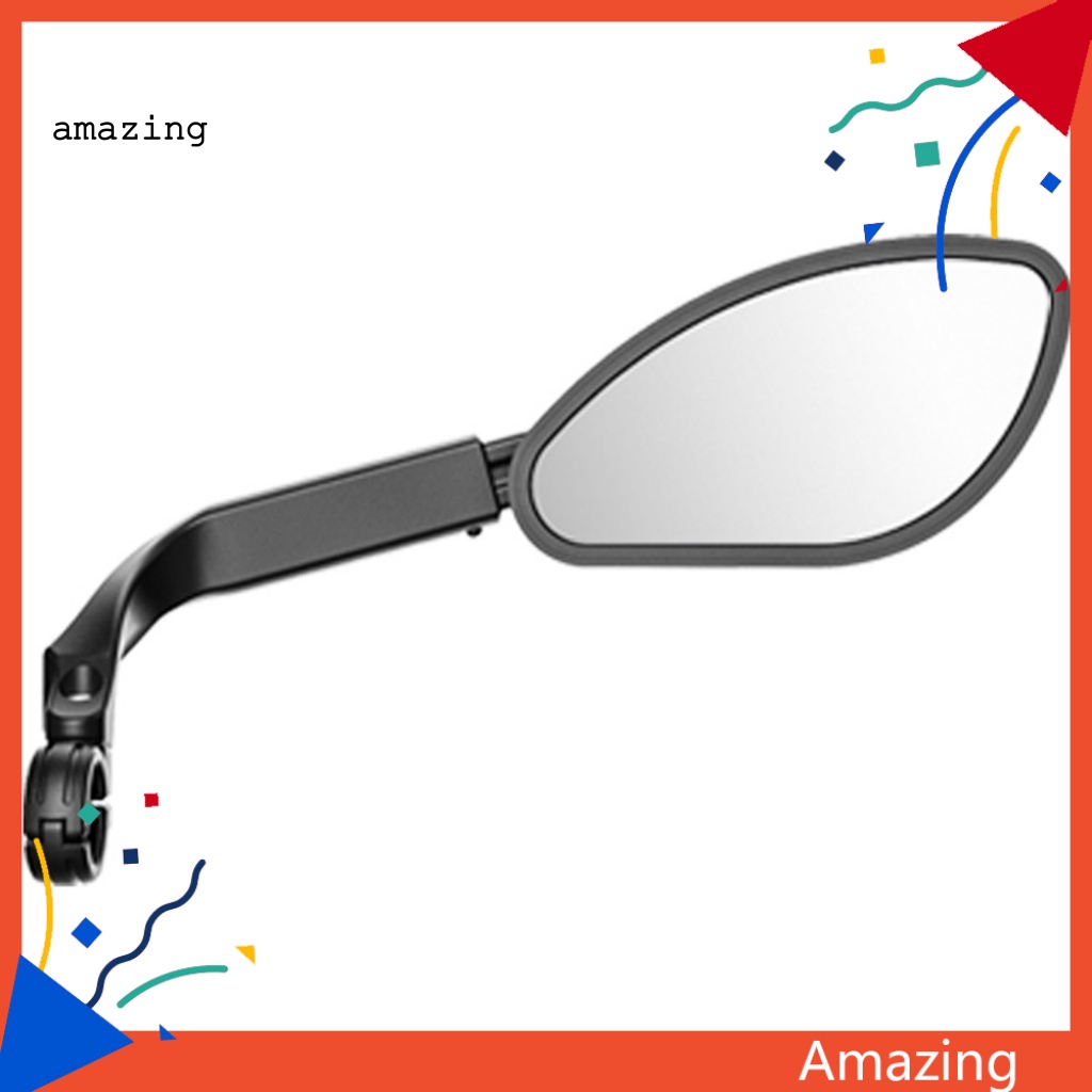 Gương Chiếu Hậu Mặt Phẳng Bằng Thép Không Gỉ Điều Chỉnh Góc Độ Cho Xe Đạp