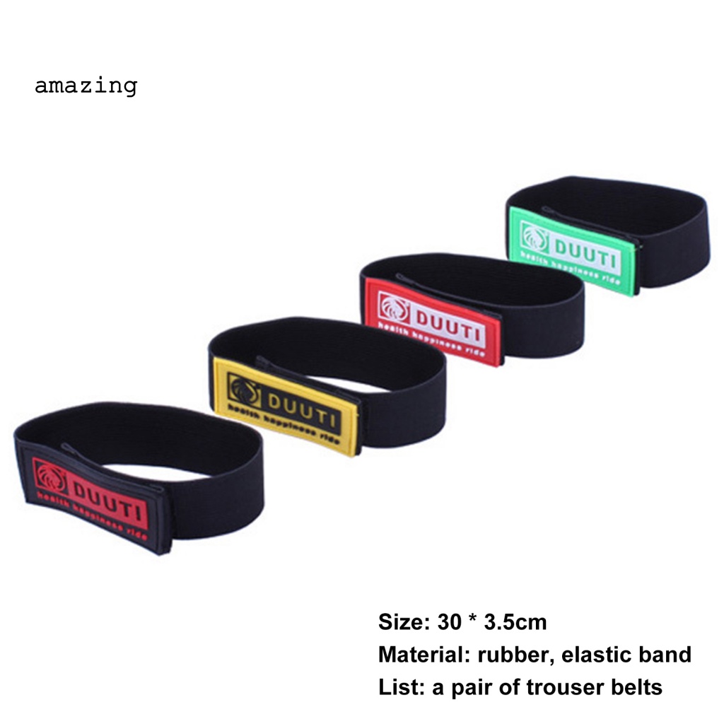 1 Cặp Băng Quấn Cổ Chân Co Giãn Trọng Lượng Nhẹ Dùng Khi Chạy Xe Đạp