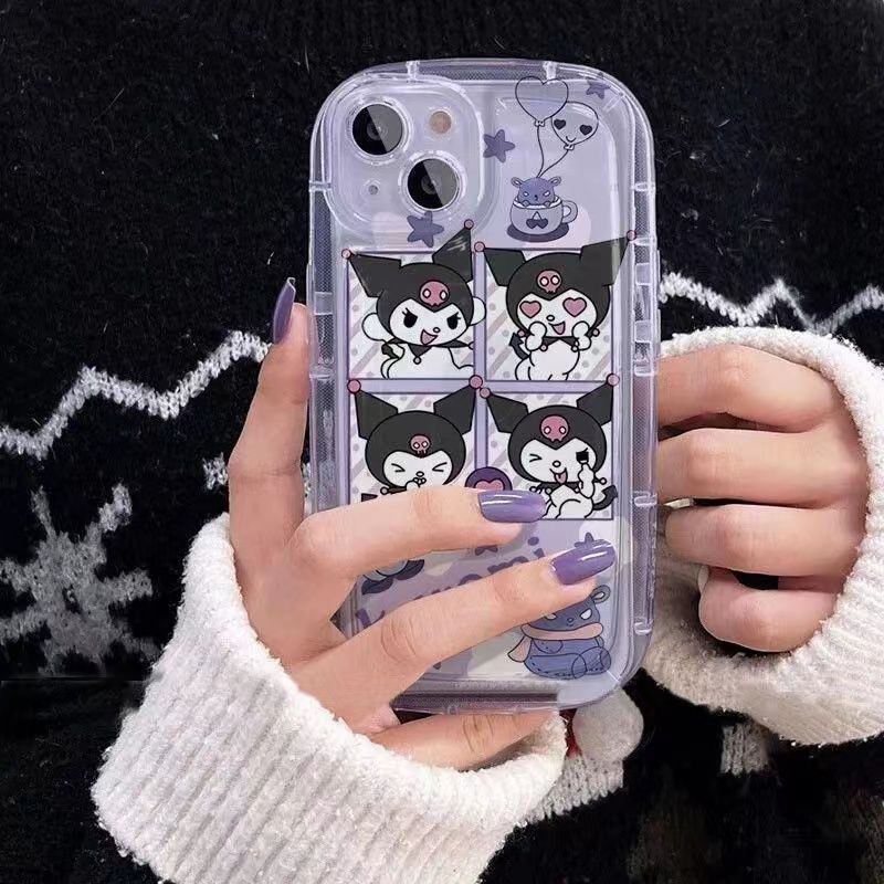 Ốp Điện Thoại In Hình Kuromi Dễ Thương Cho Iphone 13promax 12 11 14pro X XS Xsmax Xr 8 / 7plus