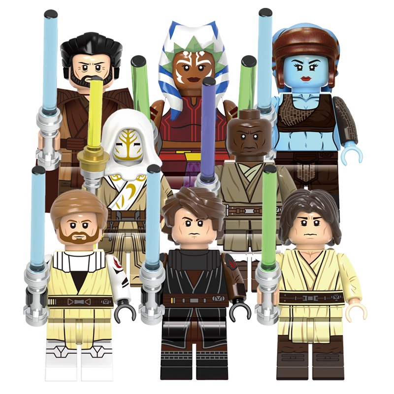 Mô Hình Đồ Chơi Nhân Vật Anakin Asyla Secura Jedi Temple Guard Mace Windu Ahsoka