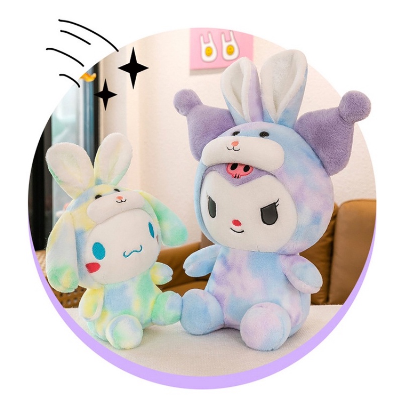 Thú Nhồi Bông Hình Chú Thỏ Sanrio Kuromi Melody Cinnamon Đáng Yêu