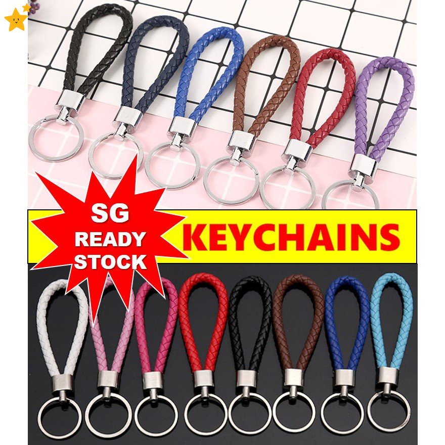 Móc Khóa Dây Bện Bằng Kim Loại Thời Trang