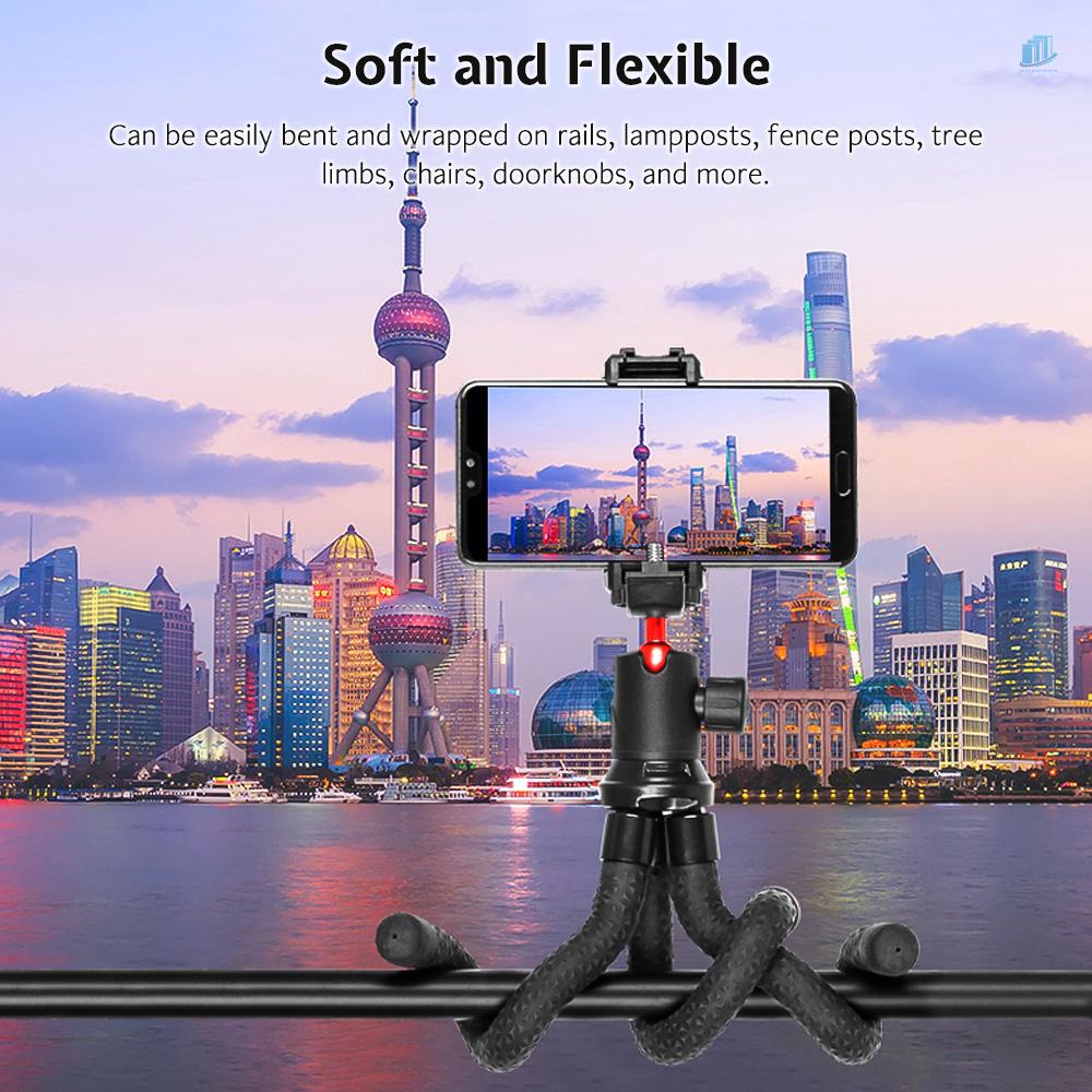 Giá Đỡ Ba Chân Mini Bạch Tuộc Linh Hoạt Kẹp Điện Thoại / Máy Ảnh Ẩn Ốc Vít 1 / 4 Inch Cho smartwatchinone KINGJOY KT-660 + BD-50