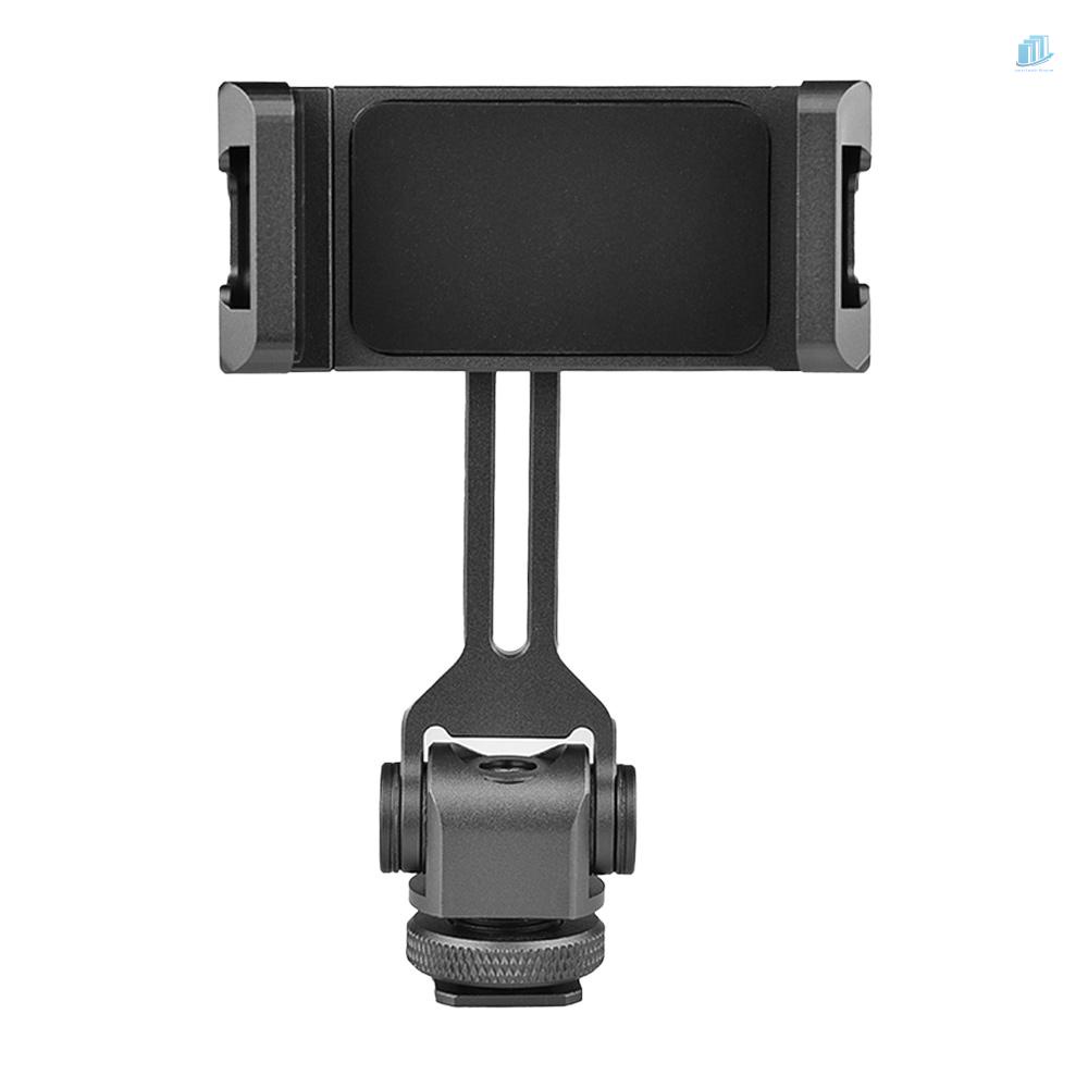 Giá Đỡ Điện Thoại Bằng Hợp Kim Nhôm Xoay 360 Độ Tiện Dụng° Giá Đỡ Điện Thoại Có Thể Xoay Được Kèm Ngàm Gắn Đôi Cho Smartphone Vlog Selfie Live Streaming Video Recording