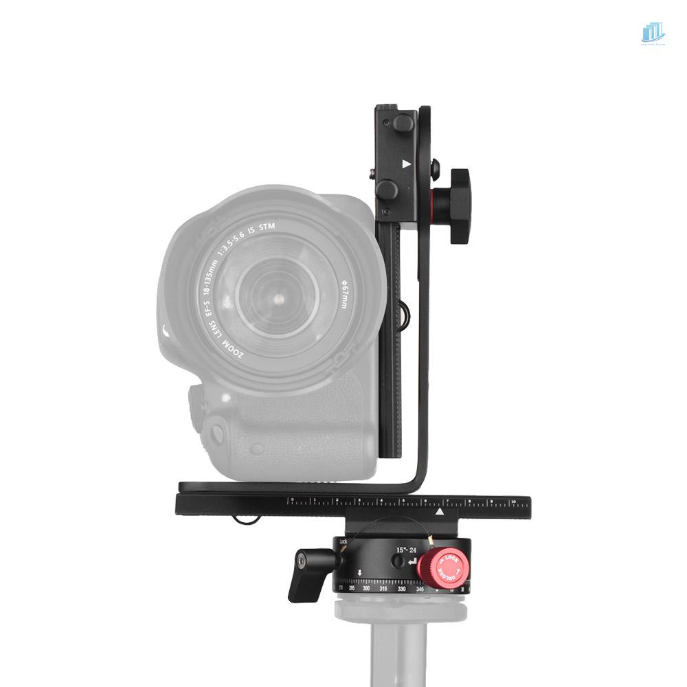Đầu Đồng Hồ Thông Minh Andoer Andoer 720 Độ Bao Gồm 360 Độ° Bộ Thanh Trượt Chỉ Số Toàn Cảnh + Thanh Trượt 2 Chiều + Giá Đỡ Chữ L Cho Máy Ảnh DSLR ILDC Phụ Kiện Tải Trọng 3kg 3kg Chất Lượng Cao