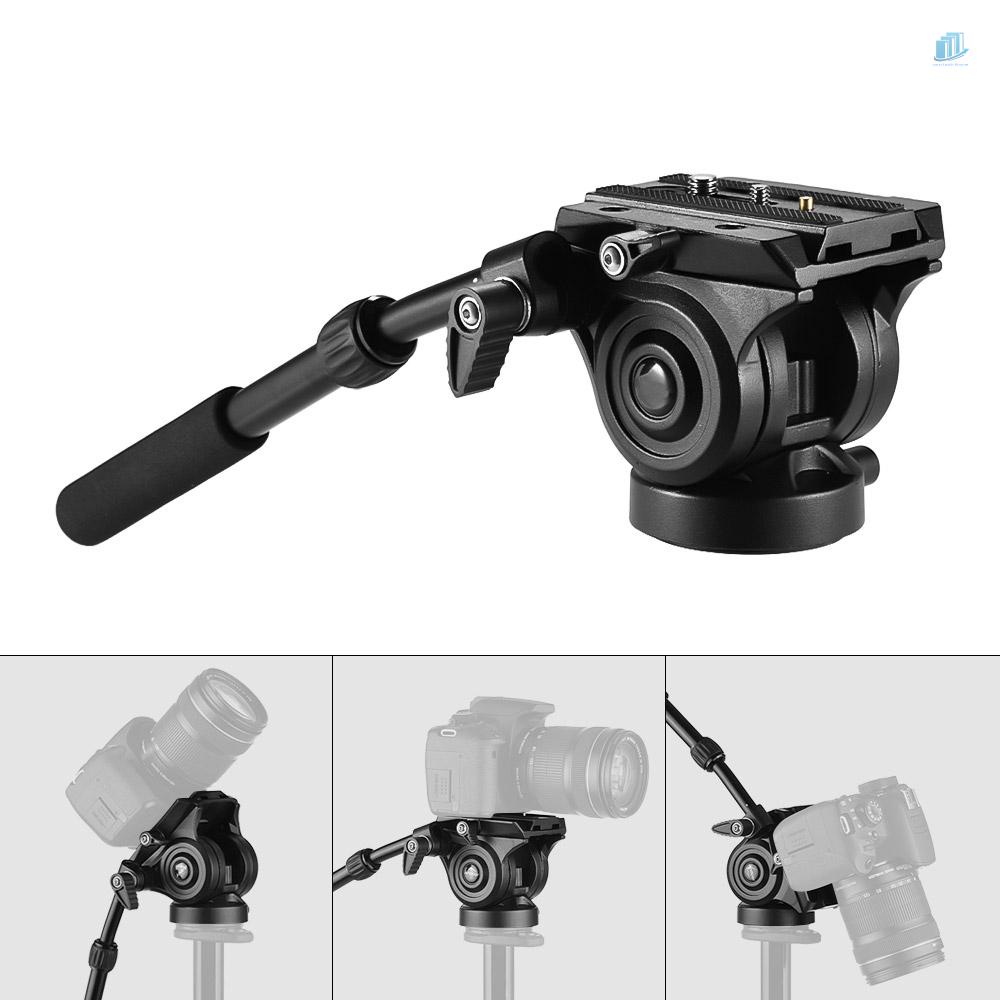 Đầu Nghiêng Tripod Bằng Hợp Kim Nhôm Hỗ Trợ 5kg / 11Lbs Cho Máy Quay Phim A7 Panoramic