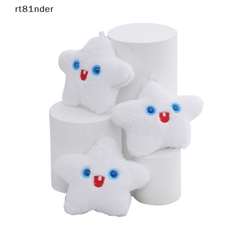 Rt Thú Nhồi Bông Hình Ngôi Sao Năm Cánh Màu Trắng Dễ Thương Trang Trí Túi Xách Cho Bé