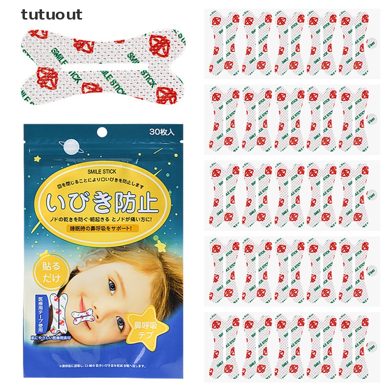 Bộ 30 Miếng Dán Chống Ngáy Khi Ngủ Tiện Dụng
