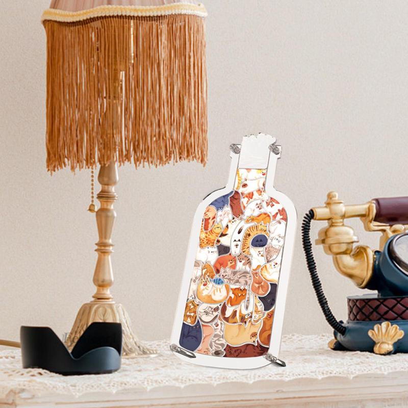 [Fenteer1] Đồ Chơi Xếp Hình Động Vật DIY Dễ Thương Giáo Dục Cho Bé Gái