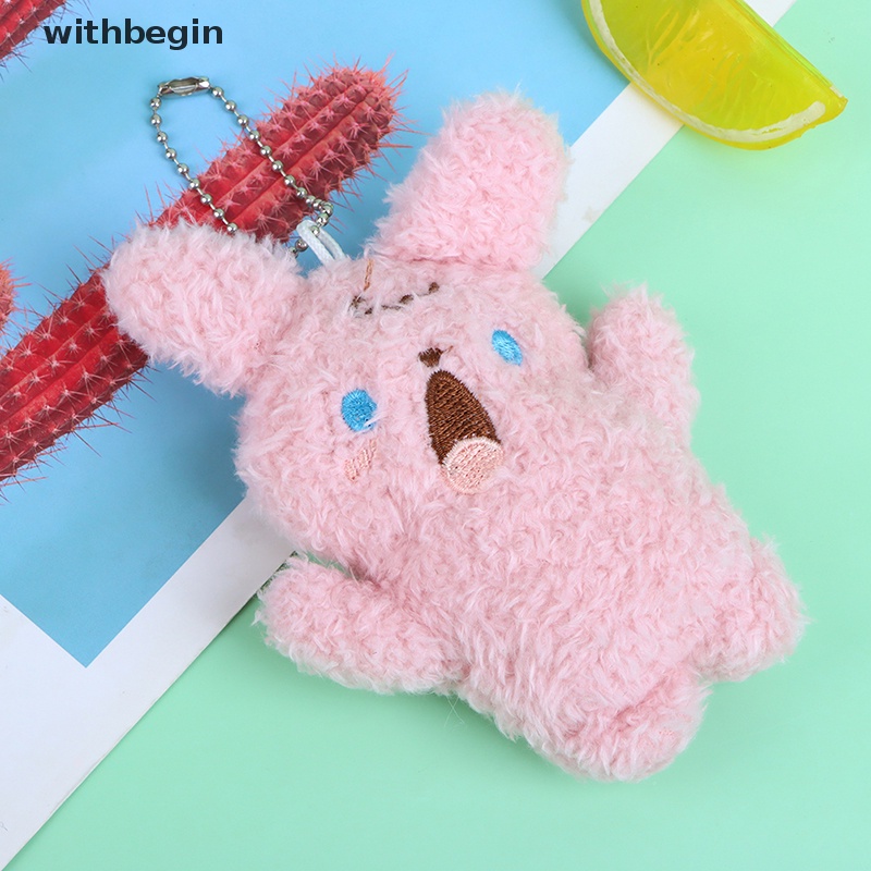 Móc Khóa Hình Gấu / Thỏ Nhồi Bông Đáng Yêu