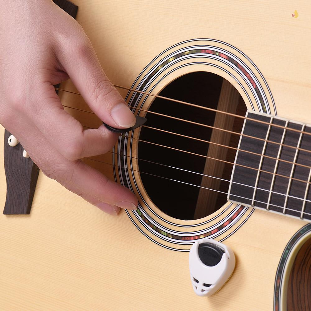 Bộ Dụng Cụ Bảo Vệ Ngón Tay Bằng Silicone 15 Món + 10 Miếng Gảy Đàn Guitar Acoustic