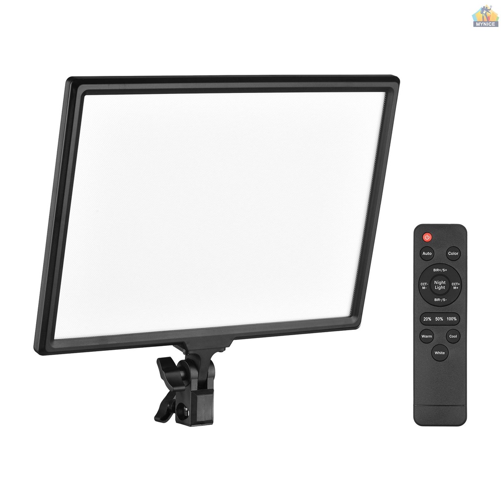 Bảng Đèn LED Hình Vuông 14 Inch 90W 272 Bóng 3000K-6000K CRI90 + Điều Khiển Từ Xa Chuyên Dụng Cho Quay Video / Live Streamin