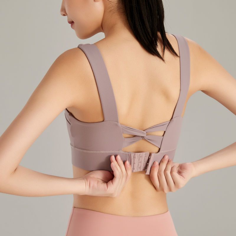 Áo Ngực Thể Thao Yoga Cài Nút Sau Lưng Chống Sốc Chống Chảy Xệ Thời Trang Mùa Hè 30504 Cho Nữ