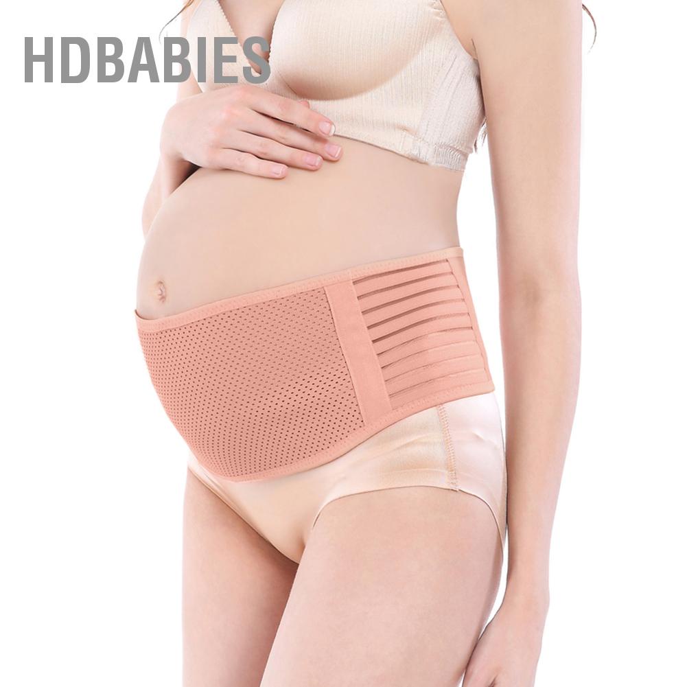 HDbabies Đai bà bầu hỗ trợ bụng có thể điều chỉnh thoáng khí dành cho phụ nữ mang thai