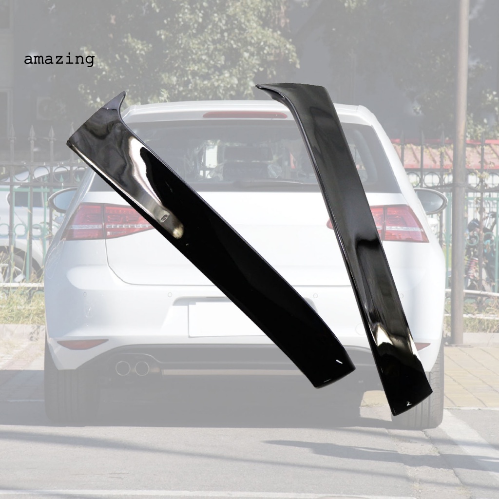 Set 2 Cánh Gió Màu Đen Bóng Chống Ăn Mòn Chống Ăn Mòn Cho VW Golf 7 Wagon 14-17