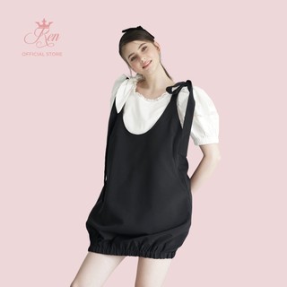 Ren by tee - đầm bí cột nơ vai