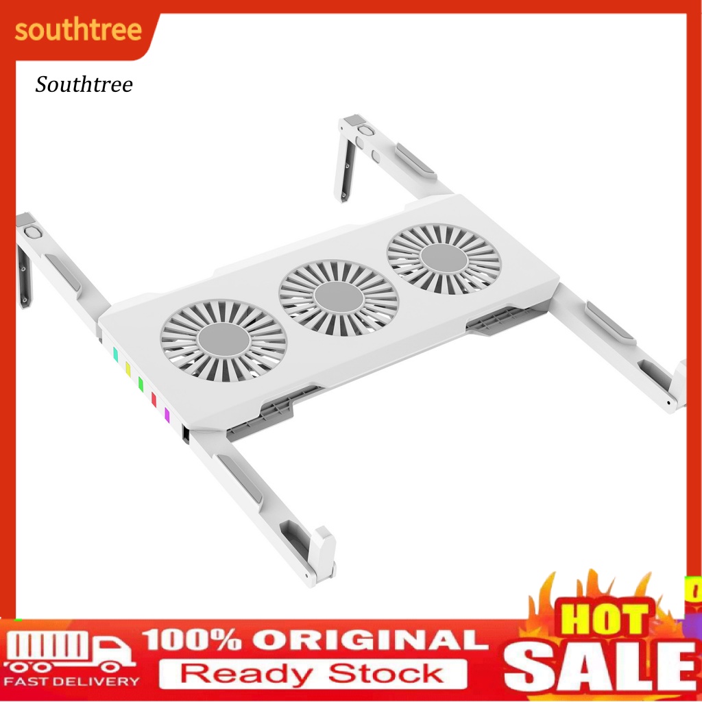 Giá Đỡ Laptop / Máy Tính Bảng RGB X1 Tản Nhiệt Chống Trượt Có Thể Gập Lại Đa Năng