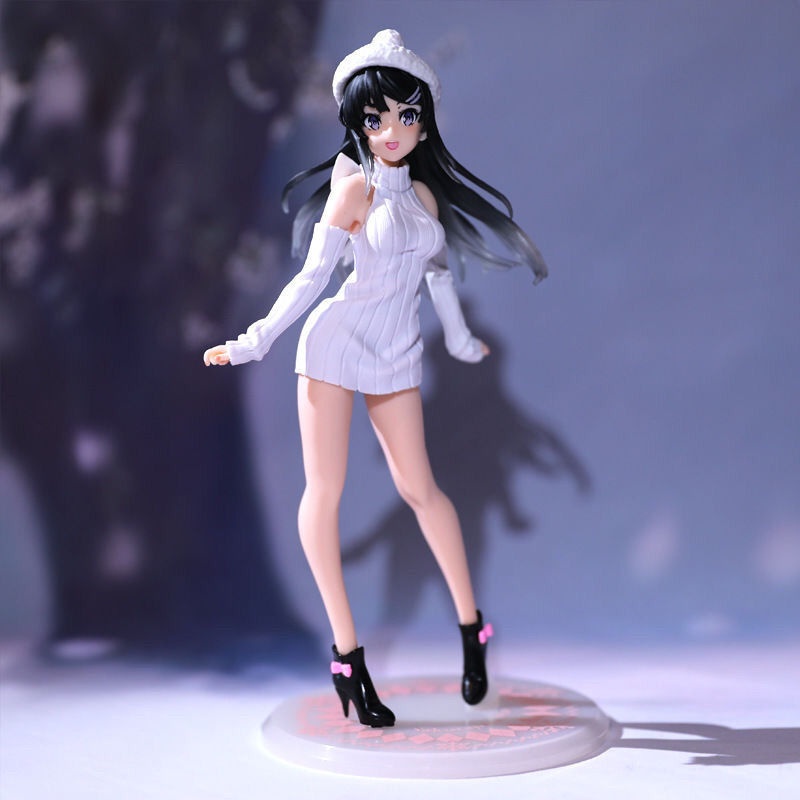 Mô Hình Nhân Vật Nữ Anime Mặc Đồ Mùa Đông Sakurajima Mai