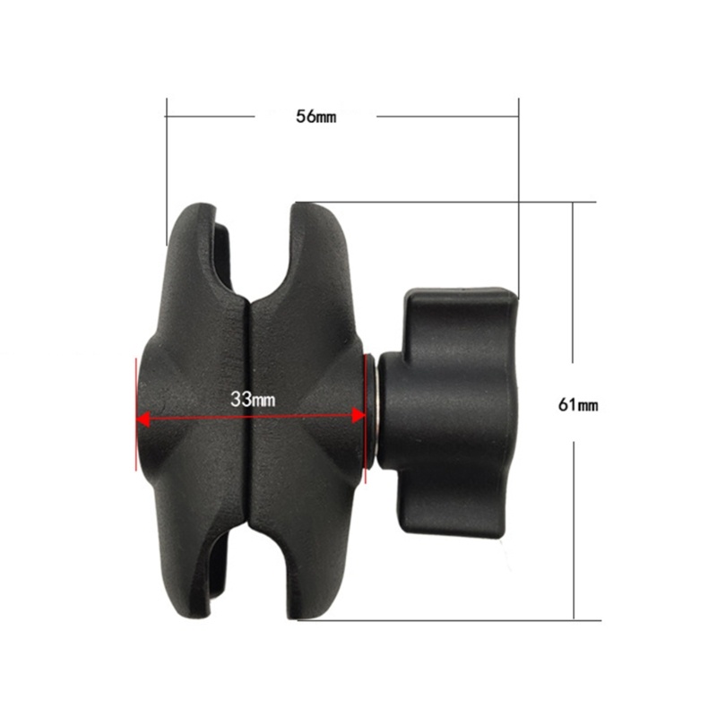 Giá Đỡ Điện Thoại Hai Ổ Cắm 6cm Kích Thước 1in / 25mm / B Chuyên Dụng Cho Xe Mô Tô