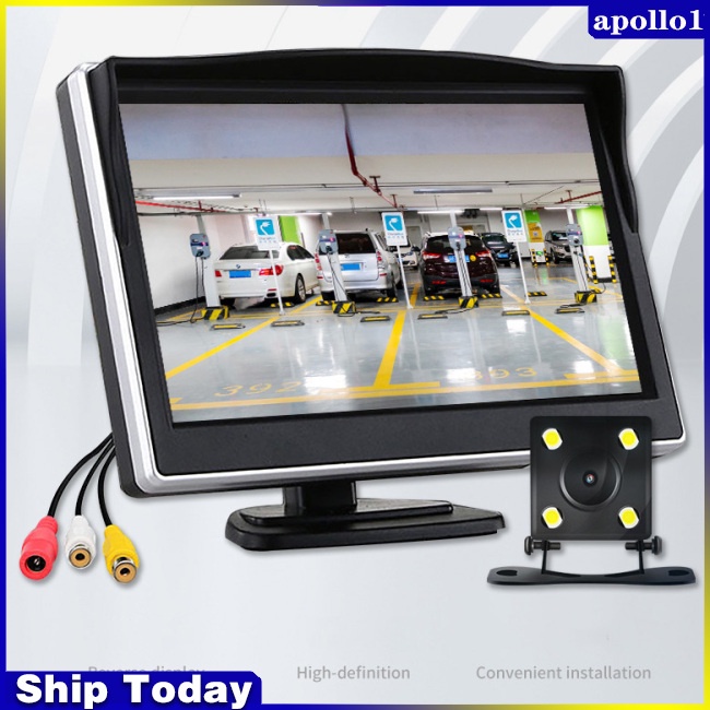 Màn HìNh Lcd 5 Inch 2 Kênh 800X480 TầM Hd Chuyên DụNg Cho Xe Hơi