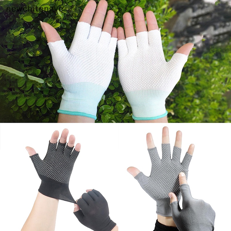 Găng Tay Nửa Ngón Chống Mồ Hôi Chống Trượt Thời Trang Mùa Hè Dành Cho Nam