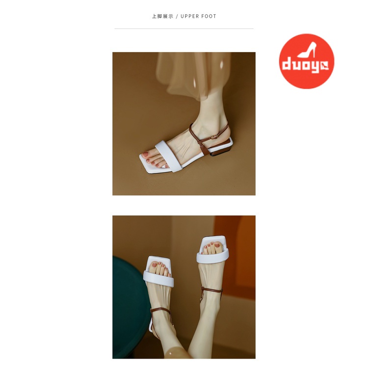 Giày Xăng Đan Gót Thấp Dày Dặn Đính Đá Pha Lê Màu Bạc Mềm Chống Mòn Chống Mòn Thời Trang Mùa Hè 2022 Cho Nữ