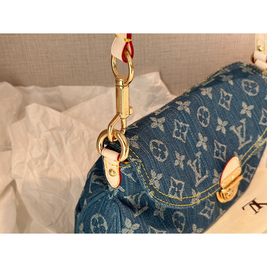 Túi Xách Denim Đeo Dưới Cánh Tay Thời Trang Cho Nữ