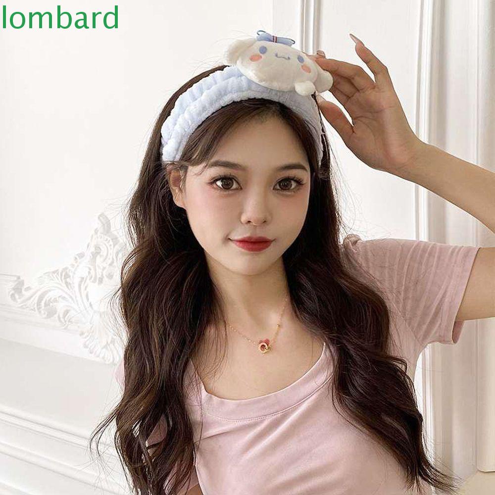 Băng Đô Cài Tóc Lông Cừu San Hô Mymelody Kuromi Cinnamoroll Phong Cách Hàn Quốc Dễ Thương Cho Bé Gái