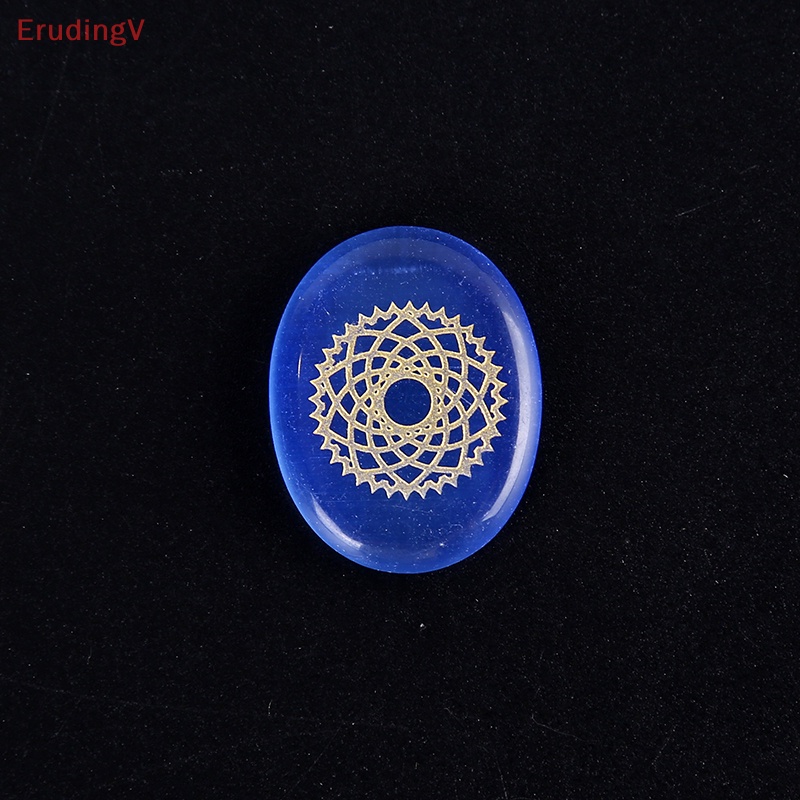 [ErudingV] Bộ 7 Viên Đá Chakra Pha Lê Chạm Khắc Chữa Bệnh