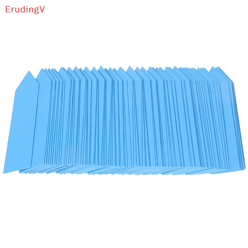 Bộ 100 Thẻ Nhựa Đánh Dấu Cây Trồng Kích Thước 10x2cm Tiện Dụng Cho Sân Vườn