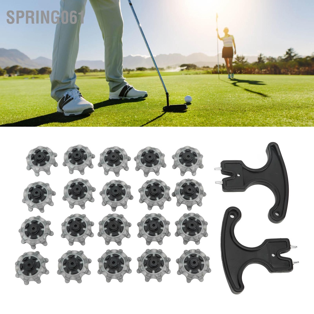 Spring061 20 Chiếc Golf Gai Thay Thế Với Móng Kéo TPU Dễ Dàng Chống Trượt Đinh Cho Giày