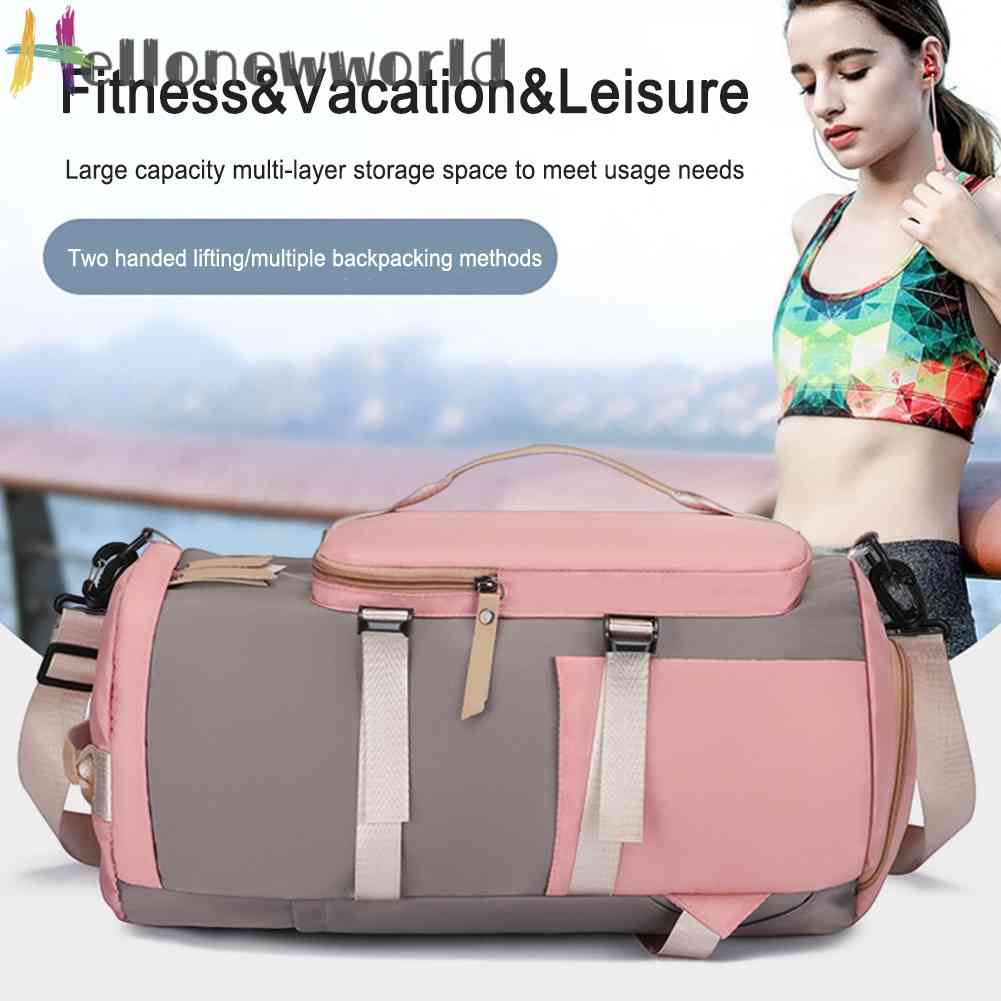 Túi Đựng Đồ Tập Thể Thao Sức Chứa Lớn Chia Ngăn Khô / Ướt Tiện Dụng Cho Nam Và