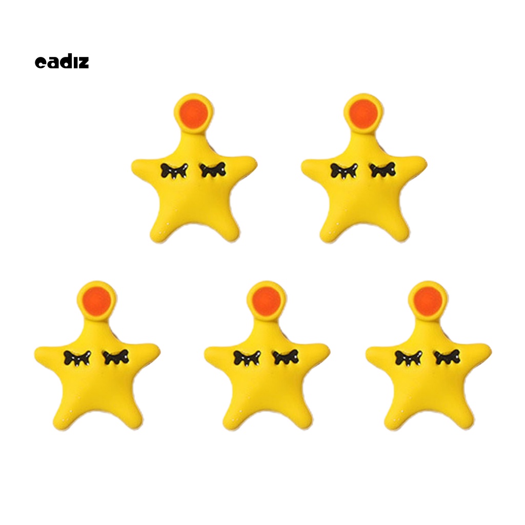 Bộ 5 Phụ Kiện Trang Trí Móng Tay Hình Hoạt Hình Dễ Thương