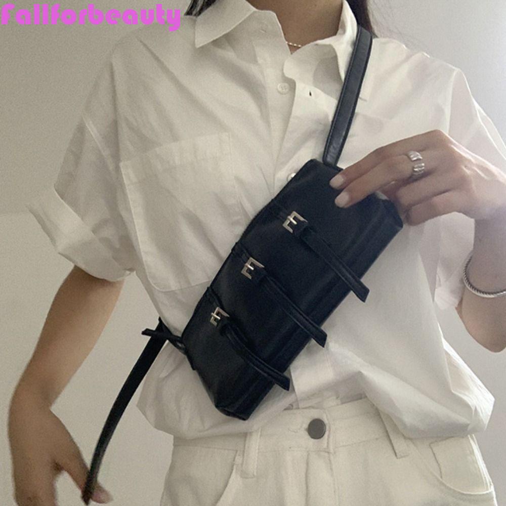 Túi Xách Đeo Vai Phong Cách Thời Trang Đường Phố Hàn Quốc|Túi Đeo Chéo Đựng Son Môi Chất Liệu Da PU Sức Chứa Lớn Nhiều Màu Sắc