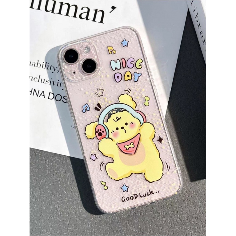 ✅Ốp Điện Thoại Mềm Họa Tiết Thỏ Hoạt Hình Đáng Yêu Cho Iphone 14Pro Xs13Xr11Max 678P 12