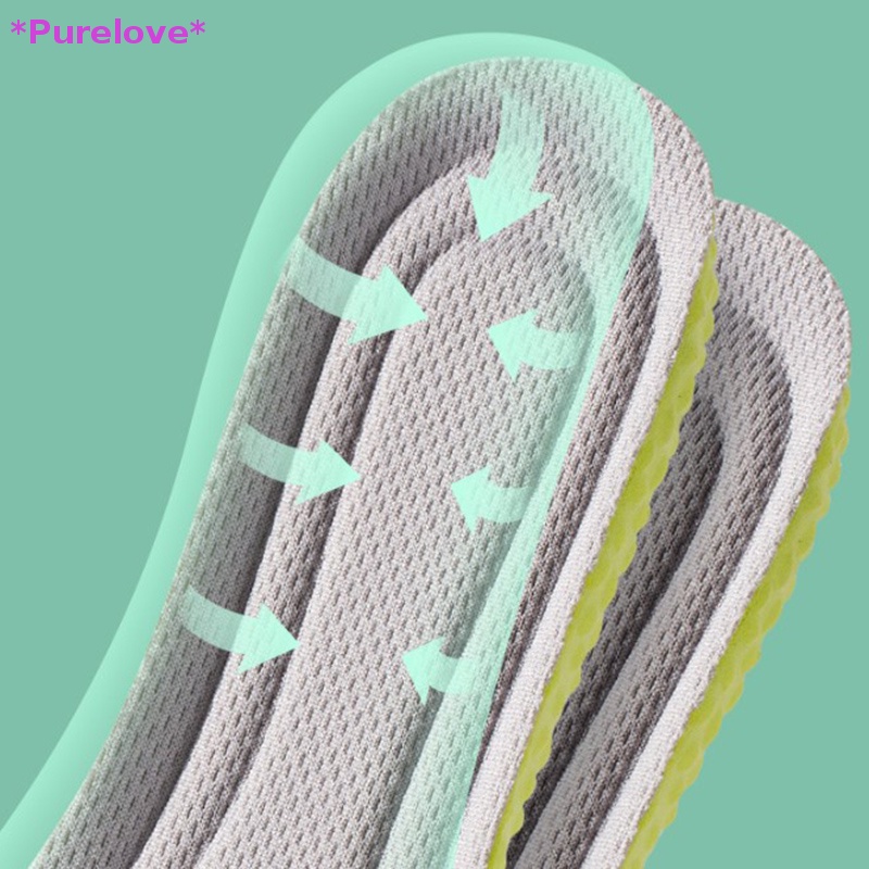 1 Cặp Đệm Lót Giày Thể Thao Mềm Mại Thoáng Khí Dành Cho Nam Và Nữ Mới