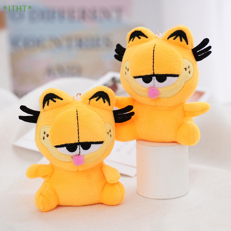 1 Móc Khóa Hình Mèo Garfield Nhồi Bông 12cm Mới