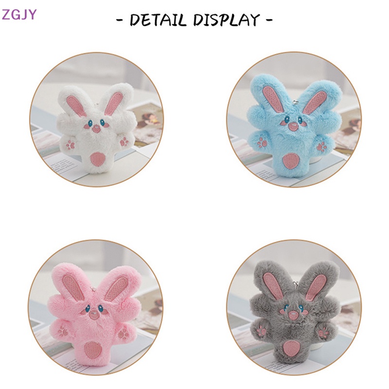 Móc Khóa Thỏ Nhồi Bông Xinh Xắn Mới