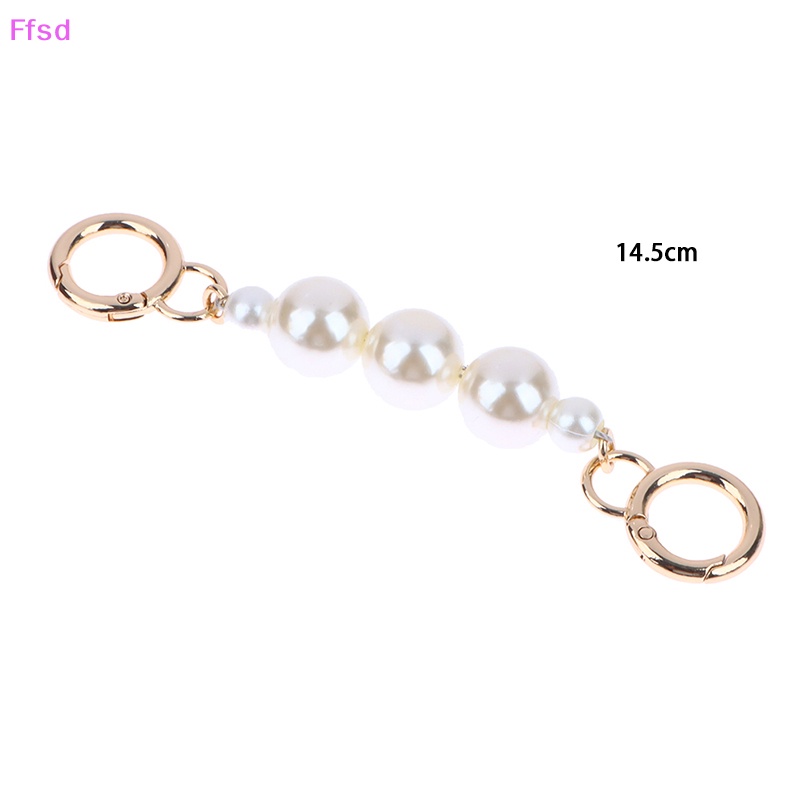 {Ffsd} Dây Xích Nối Dài Túi Xách Đeo Chéo Chuỗi Hạt Ngọc Trai DIY Có Khóa Cài Phụ Kiện Bán Chạy *