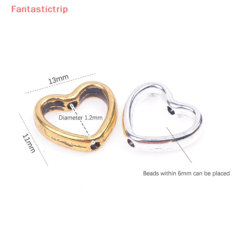 Set 10 Hạt Xỏ Lỗ 6mm Dùng Để Làm Trang Sức Thủ Công Phong Cách Vintage Mới